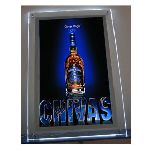 Blwch golau Crystal acrylig
