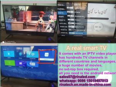 Derbynnydd Lloeren Ddigidol IPTV teledu LED