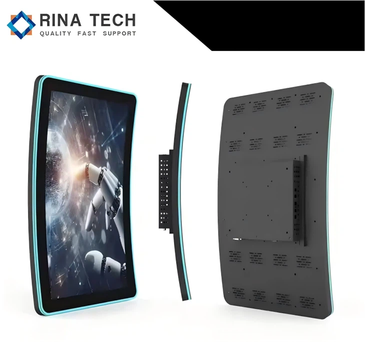 Arddangosfa crwm casino